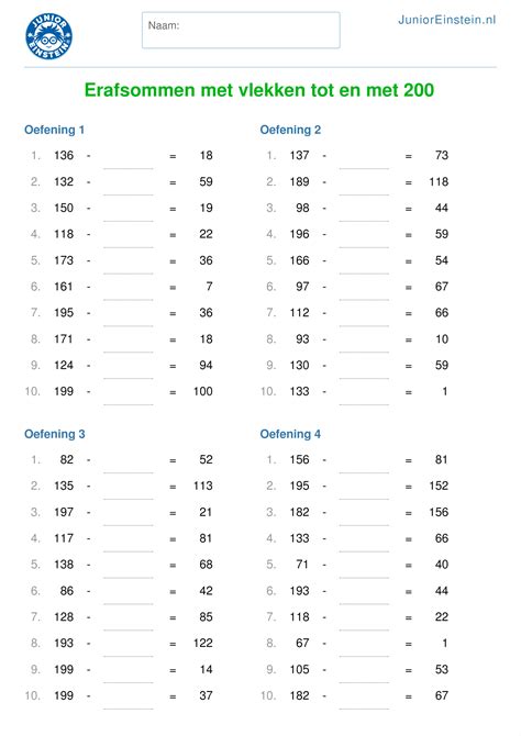 Reken Werkbladen Voor Kleuters