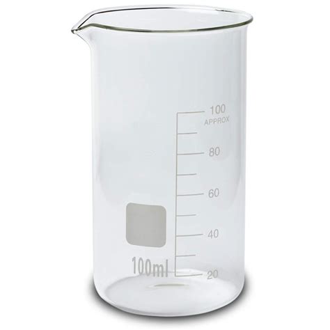 Wantlab 100ml Glass Beaker Tall Form Borosilicate Glass Shopee