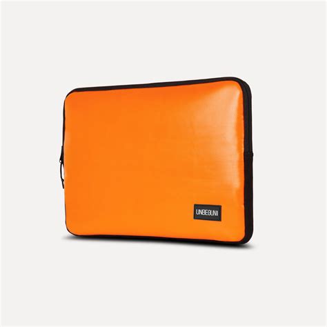 Sustainable Orange Laptop Sleeve From Amsterdam 13 Inch 14 Etsy Canada