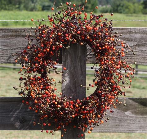 Berry Wreath Two Piece Set 2015 Autumn Berry With Images