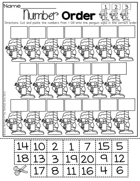 Math Worksheets For Kindergarten Numbers 1 20 Worksheets
