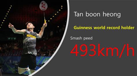 Dr tang boon nee (past president, obstetrical and gynaecological society malaysia). Badminton Smash speed Guinness world record holder - Tan ...