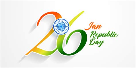 26th January Republic Day Of India Background Download Free Vector