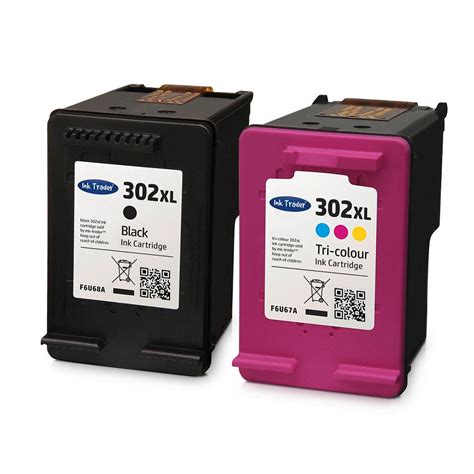 Hp 302 Xl Black Colour Combo Ink Cartridges For Hp Officejet 3830 Ebay
