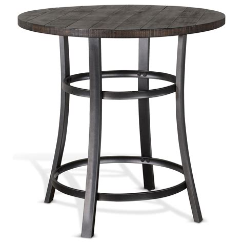Sunny Designs Homestead 1127tl 36 Round Counter Height Table Home Furnishings Direct Pub Tables