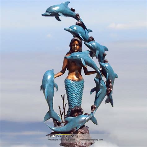 Swiming Pool Decor Life Size Mermaid Statue Aongking Sculpture