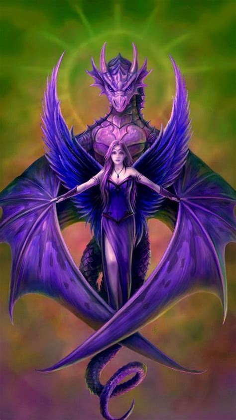 Angel Star Moon Dragon Artwork Fantasy Mythical Creatures Art