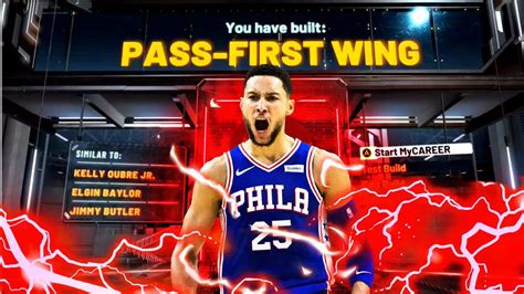 New Most Overpowered Build In Nba 2k20 Best Pass First Wing Build