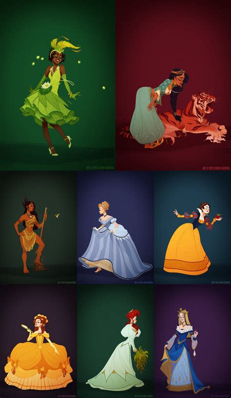 The Backrow Girl Disney Princesses Reimagined