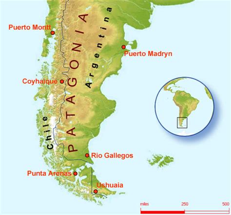 Patagonia Harta - Harta Romaniei