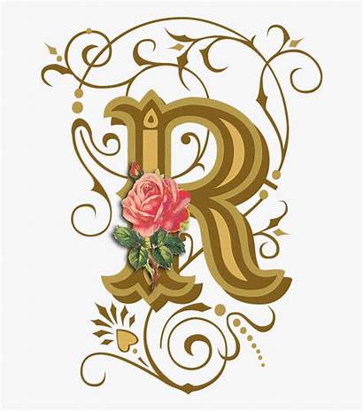 Letter Fancy Letters Monograms Handwriting Clipart Illuminated