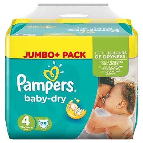 Pampers Baby Dry Size 4 Maxi Jumbo Pack 78 Pack Uk Health