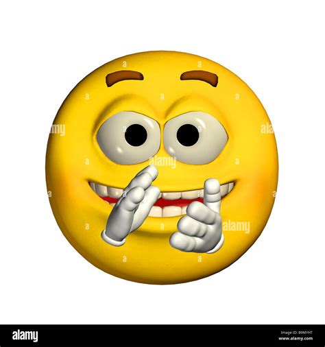 Yellow Emoticon Guy Clapping His Hands Stock Photo Alamy