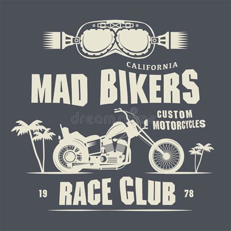 Vintage Motorcycle Sport Label Stock Vector Illustration Of Moto