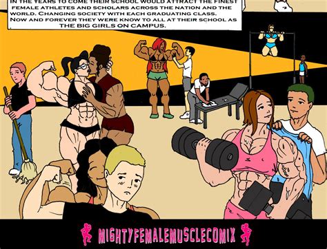 big girls on campus deluxe color edition big girls muscle women female muscle growth