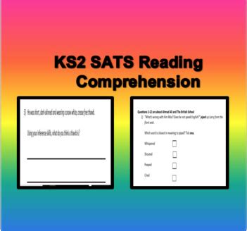 Mash Class Level Comprehension SATS Style