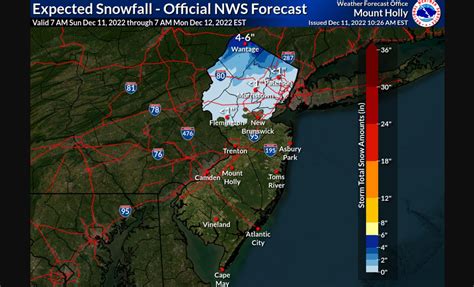 Nj Weather Up To 5 Inches Of Snow For Parts Of State In Latest