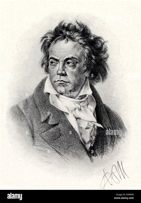 Beethoven Ludwig Van By Adolph V Menzel Ludwig Van Beethoven German