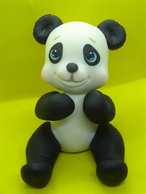 Panda Cake Topper Panda Bear Cake Topper 3d Panda Cake Etsy