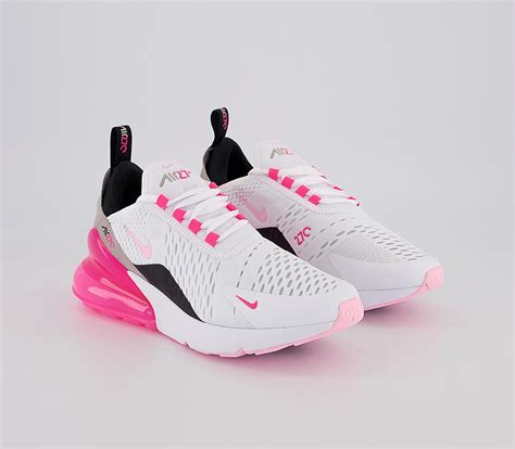 Nike Air Max 270 Trainers White Artic Punch Hyper Pink Womens Trainers