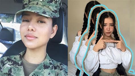 military girl turned tiktok star youtube