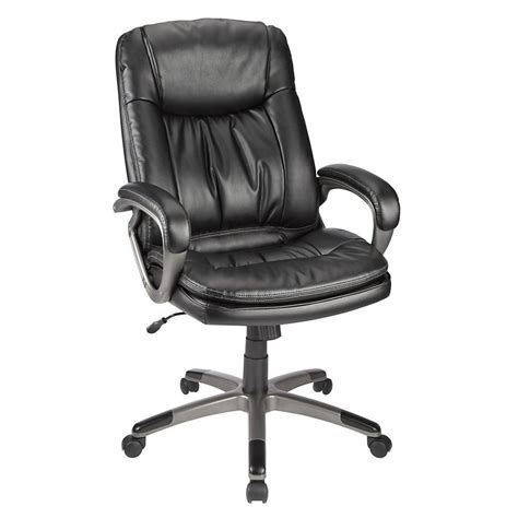 Winado home office chair mat for carpet floor protection under executive computer desk. Realspace® Harrington II High-Back Chair, Black/Gray ...