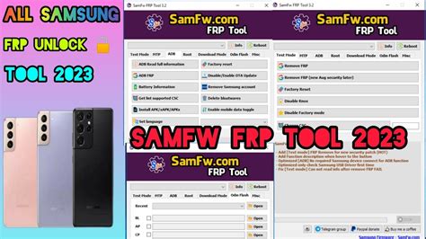 SamFw Frp Tool 3 2 All Samsung Frp Unlock SamFw Frp Tool V 3 2