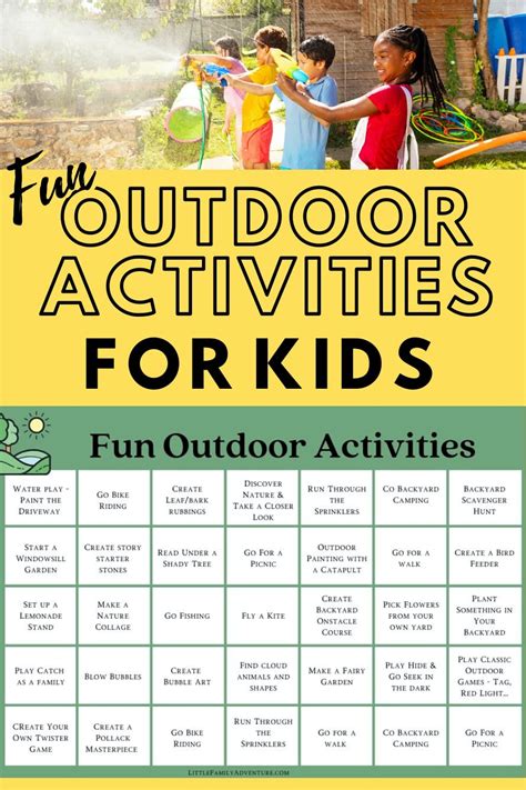 30 Simple And Fun Outdoor Activities For Kids