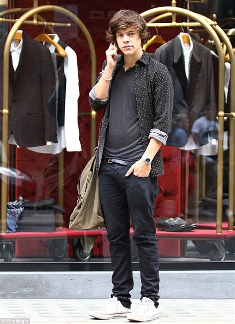One Directions Harry Styles Looks For Mature Attire As He Hits