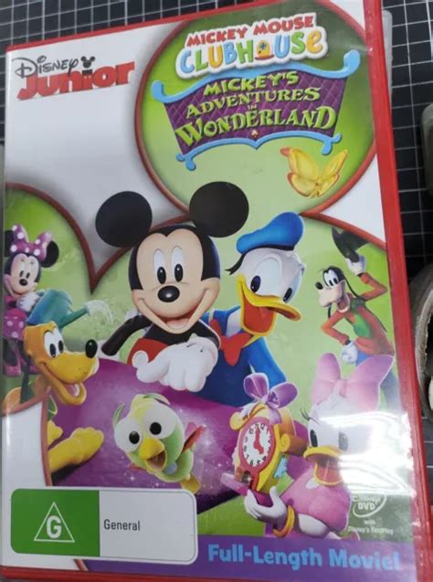 Mickey Mouse Clubhouse Mickeys Adventures In Wonderland Dvd 6500