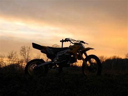 Motocross Wallpapers Sunset Bike Motorcycle Backgrounds Background