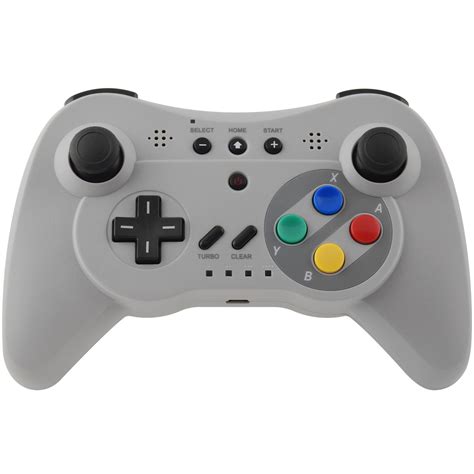 Gray Classic Pro Wireless Bluetooth Gaming Controller For Nintendo Wii