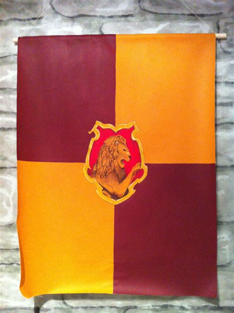 The Gryffindor Banner I Painted For The Great Hall I Painted It On
