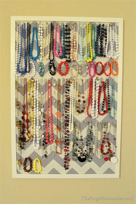 25 Creative Diy Wall Jewelry Organizers To Inspire You Anikas Diy Life