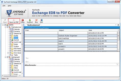Systools Exchange Edb To Pdf Converter Download And Review