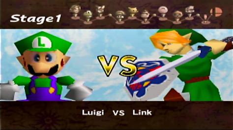 Super Smash Bros 64 Luigi YouTube