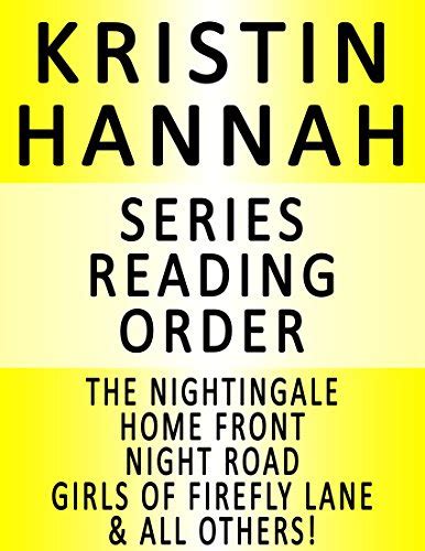 Free Ebook Kristin Hannah Series Reading Order Series List In