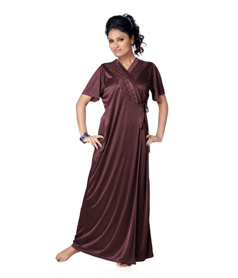 Buy Go Glam Red Satin Nighty And Night Gowns Pack Of 6 Online At Best Prices In India Snapdeal