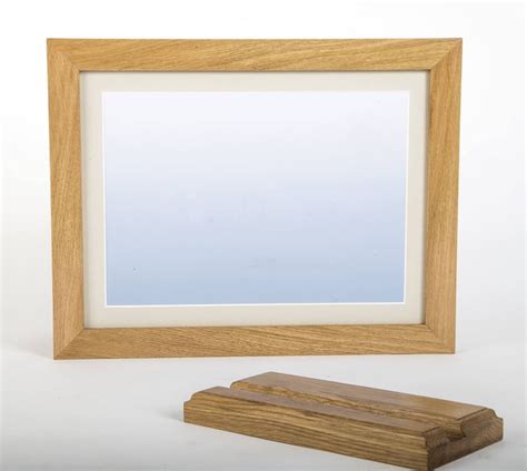 High Quality Hand Made A4 Picture Frame Double Sided Free Standing Glass Mounted By