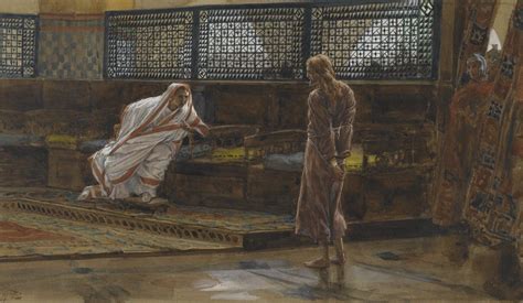 James Tissot Jésus Devant Pilate Premier Entretien Biblical Art