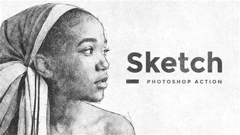 Pencil Sketch Photoshop Action Photo Effects Free Download ~ Photoshop