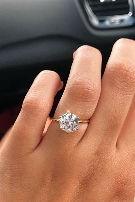 Simple Engagement Rings Best Engagement Trends Simple Engagement