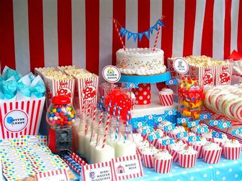 Check it out… vintage circus paper fans from blush balloon party Circus Themed Birthday Party {guest feature} | Carnival ...