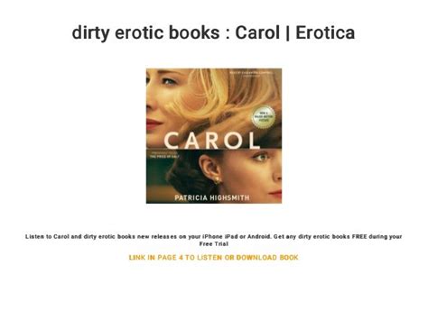 Dirty Erotic Books Carol Erotica