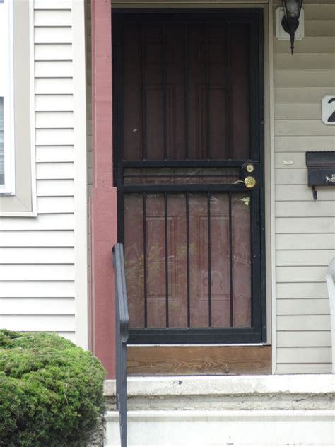 Steel Security Screen And Storm Door Front Doors Cleveland Columbus
