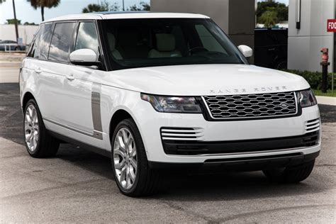 Used 2018 land rover range rover supercharged lwb for sale ($104,900