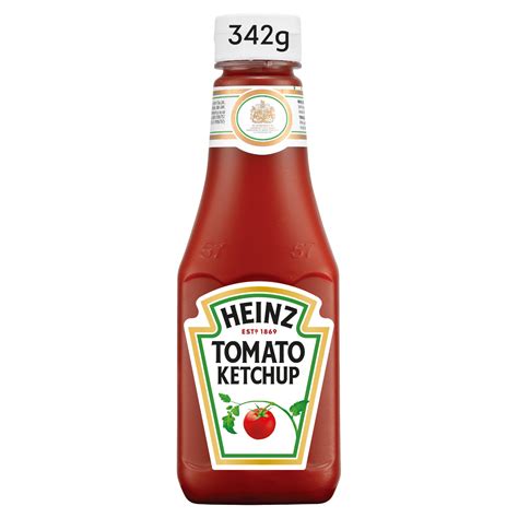 Heinz Tomato Ketchup 342gm Opaque Bottom Up Bottle