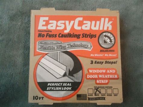 Easy Caulk Wall Caulk Strips Self Adhesive White Ebay