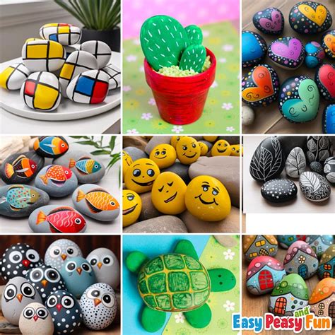Creative Rock Painting Ideas Easy Peasy And Fun