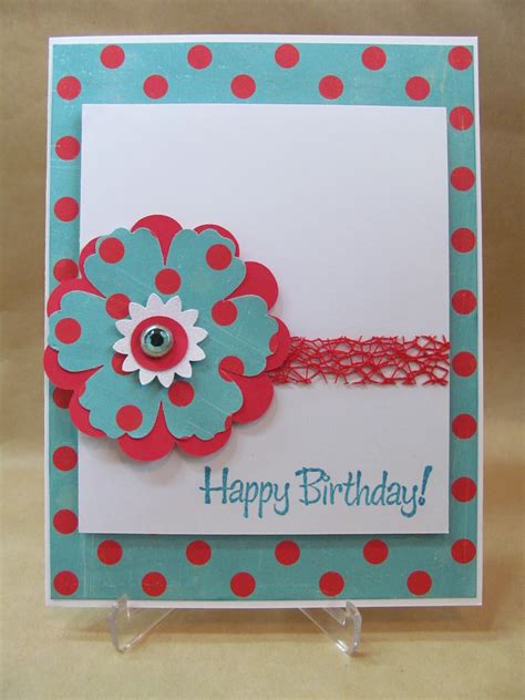 Savvy Handmade Cards Polka Dot Birthday Card